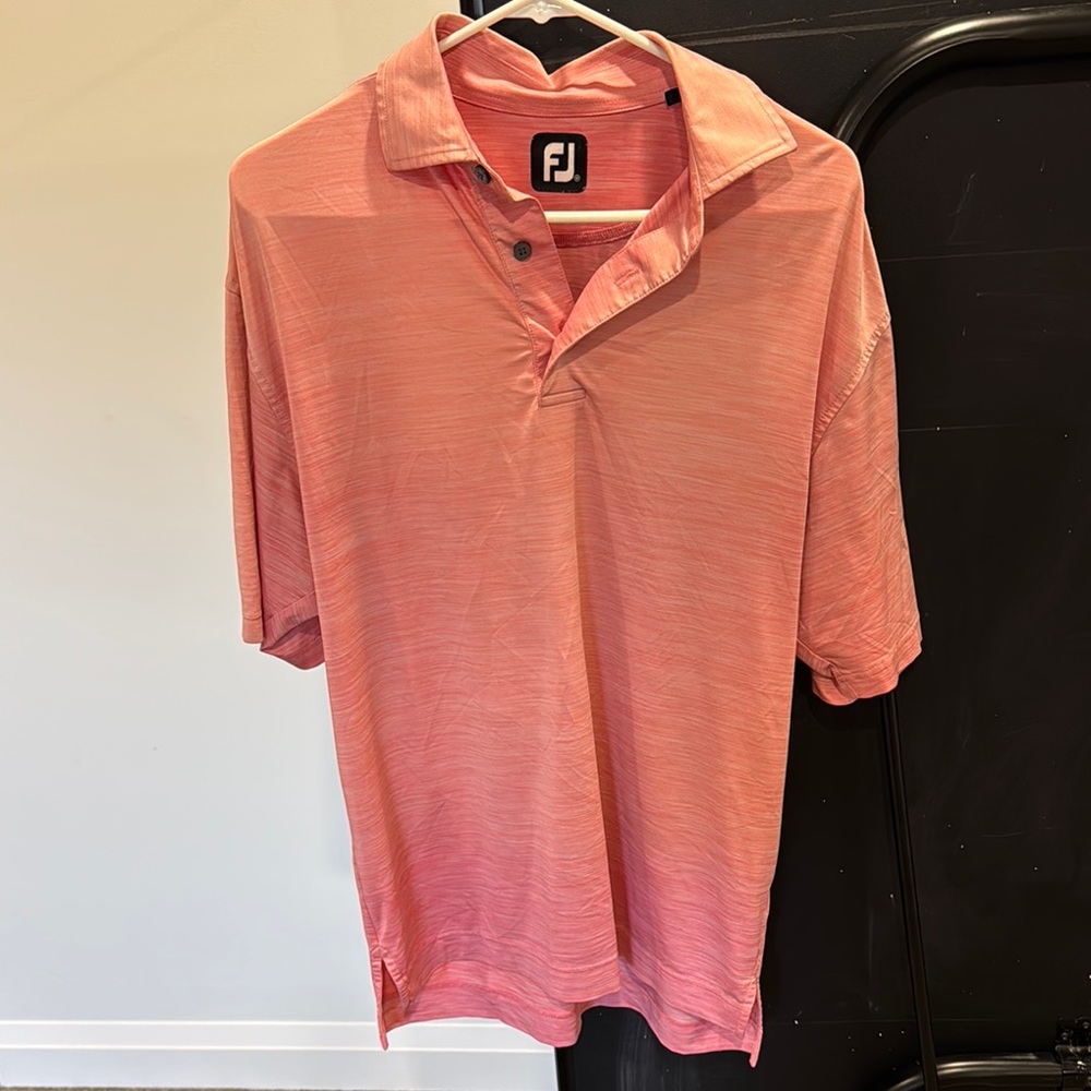 FootJoy Pink Performance Polo Shirt